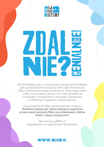 Plakat Zdalnie Genialnie 2021