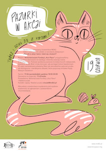Pazurki w akcji: twórz i dziel się z kotami! - plakat