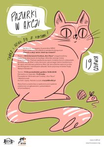 Fotorelacja "Pazurki w akcji: twórz i dziel się z kotami" - plakat