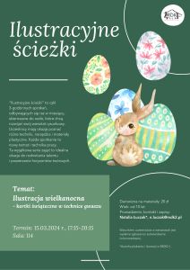 Warsztaty - Ilustracyjne Ścieżki - plakat
