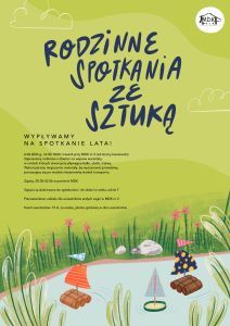 Rodzinne warsztaty ze sztuką - plakat