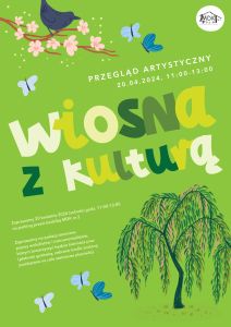 Wiosna z Kulturą - plakat