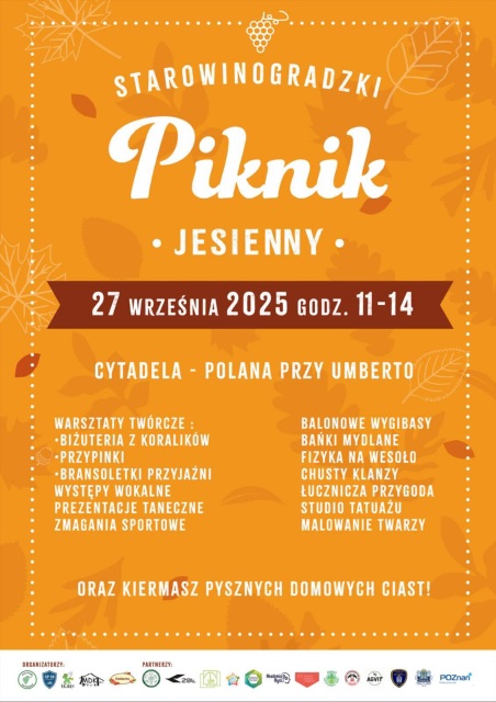 Piknik Jesienny - plakat informacyjny