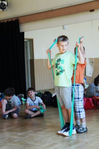 Turnus I - Akcja Lato 2014 - półkolonie, 7-11.07.2014 r., warsztaty w MDK2, Muzeum w Uzarzewie, Centrum Sportowe NIKU, Klub Nenufar w Kościanie, zabawy na Cytadeli.
