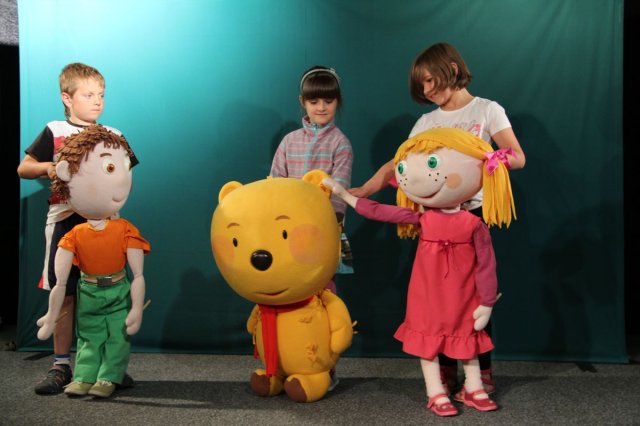 Warsztaty teatralne Zespołu DO GÓRY z aktorem Grzegorzem Ociepką