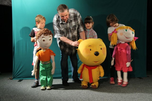 Warsztaty teatralne Zespołu DO GÓRY z aktorem Grzegorzem Ociepką