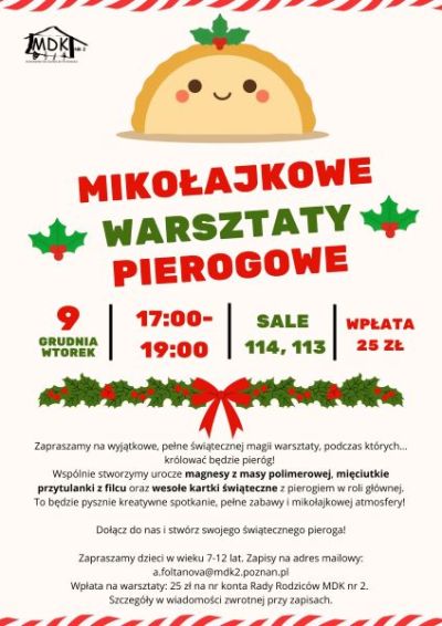 <time datetime="2025-12-02T16:11:10+01:00">02 grudnia 2025</time> | Krzysztof Musiał | <a href="/?view=category&id=22" >Aktualności MDK2</a>